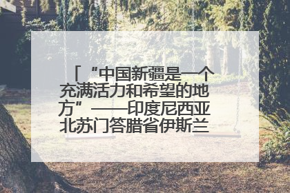 “中国新疆是一个充满活力和希望的地方”——印度尼西亚北苏门答腊省伊斯兰教代表团参访新疆