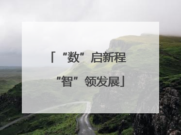“数”启新程 “智”领发展
