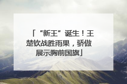 “新王”诞生！王楚钦战胜雨果，骄傲展示胸前国旗