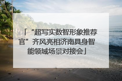 “超写实数智形象推荐官”齐风亮相济南具身智能领域场景对接会