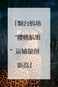 烟台机场“樱桃航班”运输量创新高