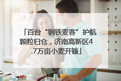百台“钢铁麦客”护航颗粒归仓，济南高新区4.7万亩小麦开镰