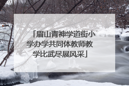 眉山青神学道街小学办学共同体教师教学比武尽展风采