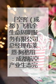 空客（成都）飞机全生命周期服务有限公司总经理布莱恩·阿格纽：成都航空产业生态完备，营商环境优势显著