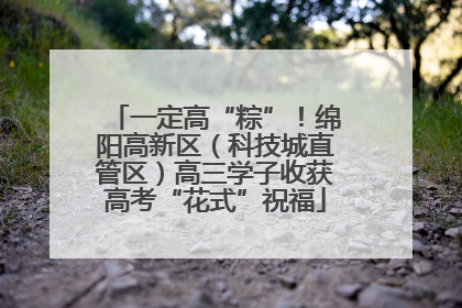 一定高“粽”！绵阳高新区（科技城直管区）高三学子收获高考“花式”祝福