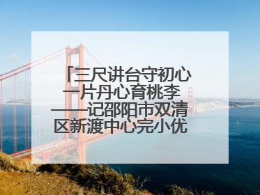 三尺讲台守初心 一片丹心育桃李——记邵阳市双清区新渡中心完小优秀教师姚丹
