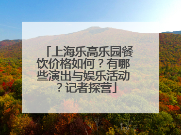 上海乐高乐园餐饮价格如何？有哪些演出与娱乐活动？记者探营