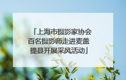 上海市摄影家协会百名摄影师走进麦盖提县开展采风活动