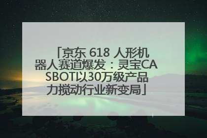 京东 618 人形机器人赛道爆发：灵宝CASBOT以30万级产品力搅动行业新变局