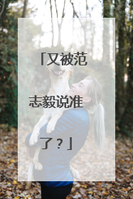 又被范志毅说准了？