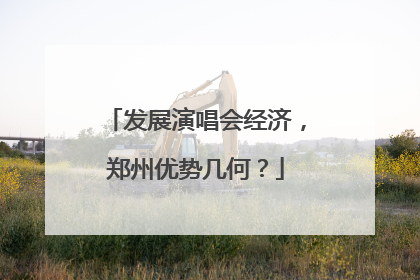 发展演唱会经济，郑州优势几何？