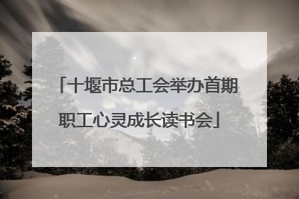 十堰市总工会举办首期职工心灵成长读书会