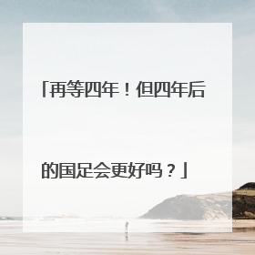 再等四年！但四年后的国足会更好吗？