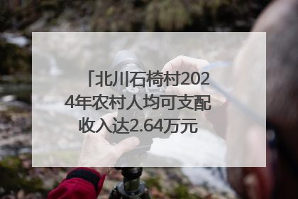 北川石椅村2024年农村人均可支配收入达2.64万元｜新闻发布最前线