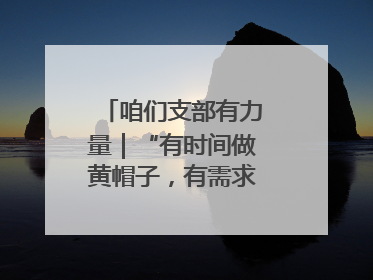 咱们支部有力量｜“有时间做黄帽子，有需求找黄帽子”