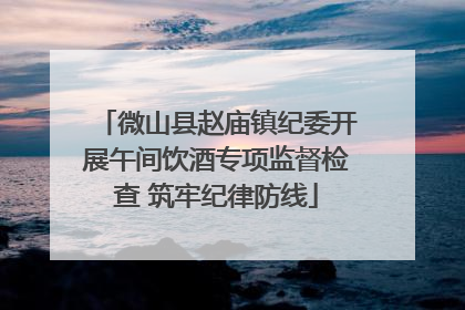 微山县赵庙镇纪委开展午间饮酒专项监督检查 筑牢纪律防线