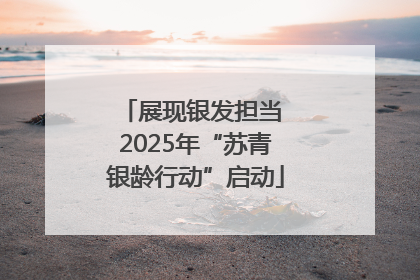 展现银发担当 2025年“苏青银龄行动”启动