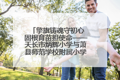 擎旗铸魂守初心 固根育苗担使命——天长市炳辉小学与萧县师范学校附属小学结对共建活动纪实