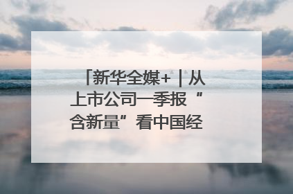 新华全媒+｜从上市公司一季报“含新量”看中国经济发展向“新”