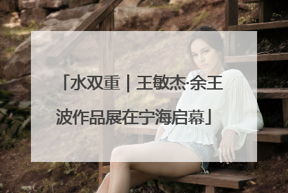 水双重｜王敏杰·余王波作品展在宁海启幕