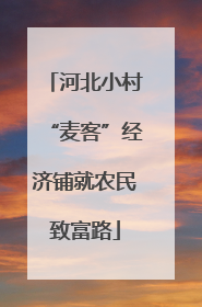 河北小村“麦客”经济铺就农民致富路
