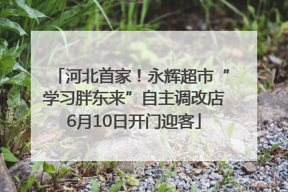 河北首家！永辉超市“学习胖东来”自主调改店6月10日开门迎客