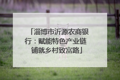 淄博市沂源农商银行：赋能特色产业链 铺就乡村致富路