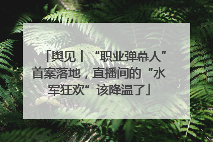 舆见丨“职业弹幕人”首案落地，直播间的“水军狂欢”该降温了