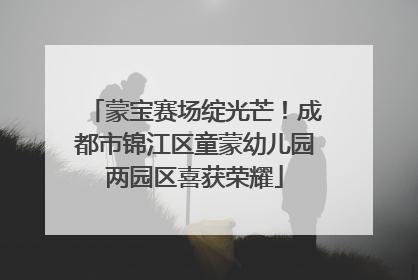 蒙宝赛场绽光芒！成都市锦江区童蒙幼儿园两园区喜获荣耀