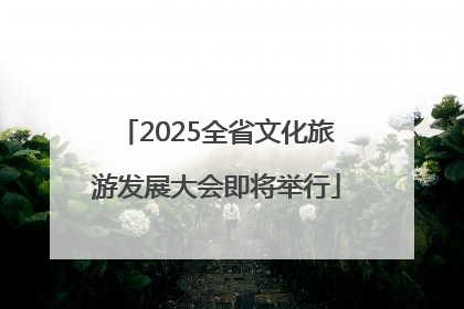 2025全省文化旅游发展大会即将举行